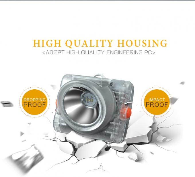 ATEX Sertifikalı Kablosuz OLED Madenci Lambaları Yeraltı Madenciliği için Endüktif Şarj 2