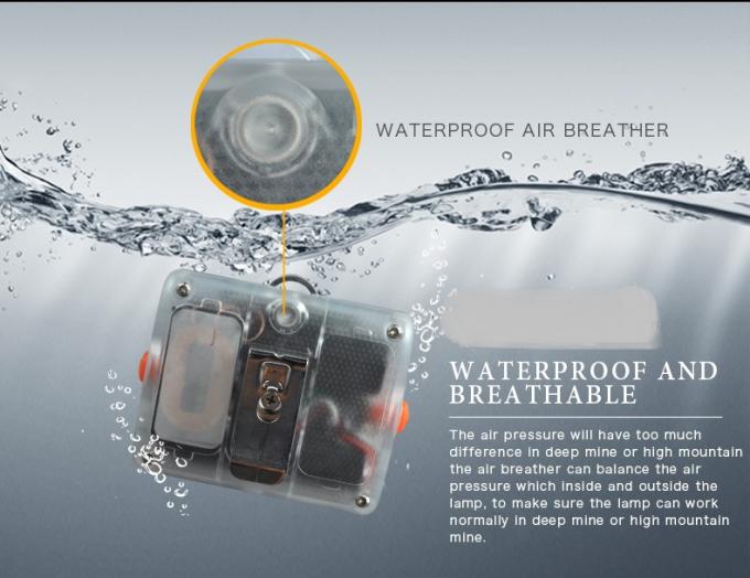ATEX Sertifikalı Kablosuz OLED Madenci Lambaları Yeraltı Madenciliği için Endüktif Şarj 5