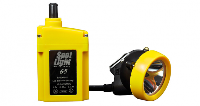 Yeraltı kullanımı için yüksek yoğunlukta 20000Lux LED madencilik el feneri 4