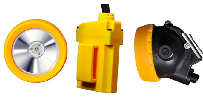 ATEX Sertifikalı Kömür Madenciliği Lambası 7.8Ah Lityum İyon Şarj Edilebilir Kafa Lambası, IP68 Korumalı 0