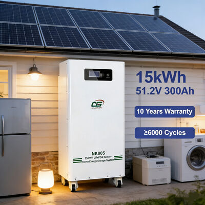 NK005 48V 51.2V 15kWh 300Ah Lifepo4 Batarya Paketi Lityum Bataryalar Güneş Enerjisi Ev Enerji Depolama Batarya Sistemi BMS ile