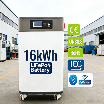 16KWh LiFePO4 Ayrılabilir Sınıf A Batarya NK006 51.2V 314Ah 10KW İnvertörlü Güneş Enerjisi Ev Enerji Depolama Sistemi Akıllı BMS ile