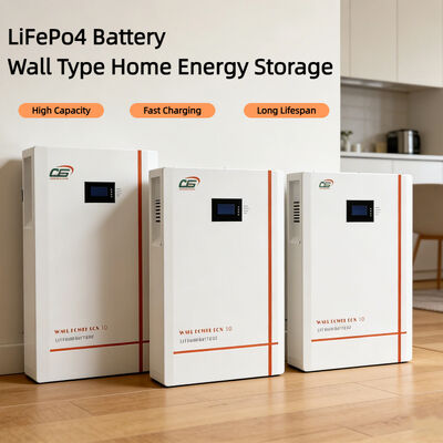 BG01 24v 200ah Lifepo4 Bataryası Güneş için 48v 100Ah 5k Wh Lityum Pilleri 105 Ah lv Duvar Montajı Ev Enerji Depolama Sistemi