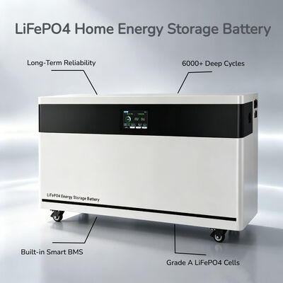 51.2 400Ah 20kwh Lityum Pil Bölünmüş Tipi Ev Enerji Depolama Byd Batarya Lifepo4 Ev Acil Durumlar için