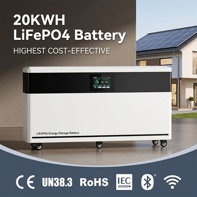 Modüler Pil Bankası BYD Blade LiFePO4 hücreleri ve 8000+ ev enerji depolaması döngüleri ile 51.2V 200A